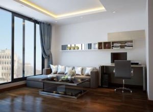 Nội thất phòng khách đẹp cho chung cư nha anh Sơn – Euroland