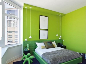 Phòng ngủ cá tính với sắc màu