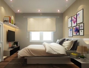 Phòng ngủ hiện đại dành cho khách nhà anh Toại – Long Biên