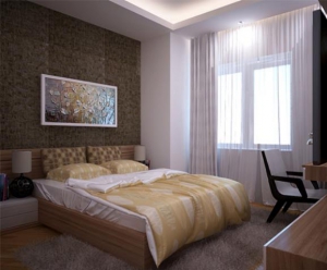 Phòng ngủ hiện đại gỗ công nghiệp cao cấp cho căn hộ chung cư Vinaconex Mỹ Đình