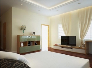 Thiết kế nội thất phòng ngủ đẹp nhà anh Bách – TPHCM – (Phương án 2)