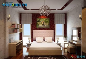 Thiết kế nội thất phòng ngủ master nhà anh Hòa (PA 2)