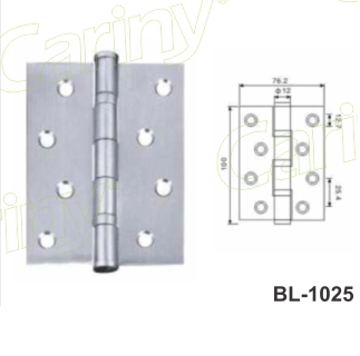 Bản lề lá cánh cửa gỗ, 4 bi,5 lỗ BL-1220 Cariny