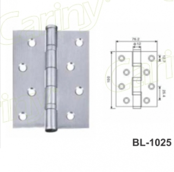 Bản lề lá cánh cửa gỗ, 4 bi,5 lỗ BL-1225 Cariny