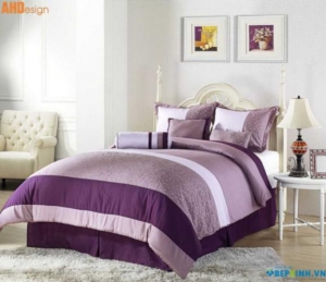 Giường ngủ màu tím