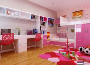Phòng ngủ trẻ em đáng yêu cho căn hộ Times City nhà chị Nga