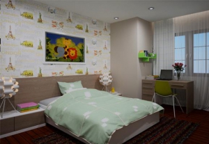 Phòng ngủ trẻ em nhà anh Khang – Royal City