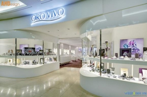 Thiết kế cửa hàng trang sức Oro Vivo tại Đức