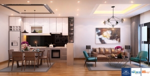 Thiết kế nội thất căn hộ mẫu 88 m2 chung cư Thống Nhất Complex.