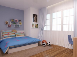 Thiết kế nội thất chung cư - Phòng ngủ con trai chị Thư