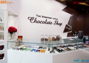 Thiết kế nội thất cửa hàng sô cô la The sweetest little Chocolate Shop