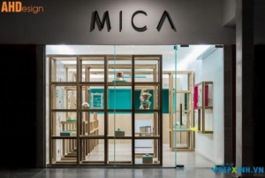 Thiết kế nội thất shop trang sức MICA