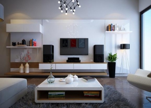 Thiết kế phòng khách hiện đại nhà chị Hường – Sơn La