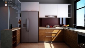 Tủ bếp đẹp được thiết kế và thi công cho nhà anh Tuấn